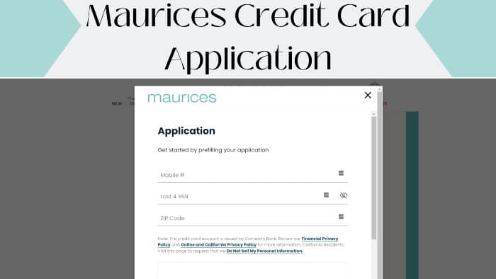 Maurices-Credit-Card-Application